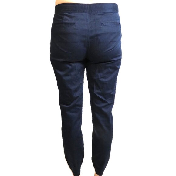 Brooks Brothers Black Dress Pants Size 4 Skinny leg Drop Waist Natalie Trousers - Picture 2 of 11